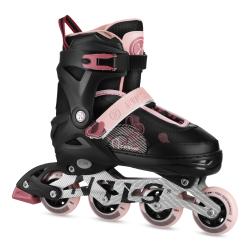 Nils NA13808 růžové dětské kolečkové brusle