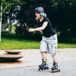 Nils Extreme NA13810 žluté dětské kolečkové brusle