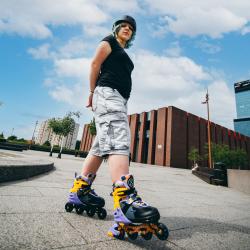 Nils Extreme NA13810 žluté dětské kolečkové brusle