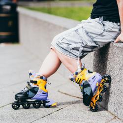 Nils Extreme NA13810 žluté dětské kolečkové brusle