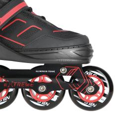 Nils NA 14174 černo-červené kolečkové brusle