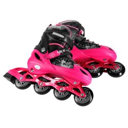 Nils NA18137A Roxy růžové dětské kolečkové brusle