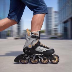 Nils NA22151 Armour šedé Kolečkové brusle