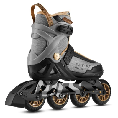 Nils NA22151 Armour šedé Kolečkové brusle