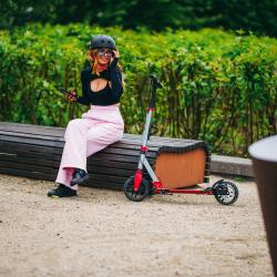 Nils HM122T kolobežka s kotúčovou brzdou a LED