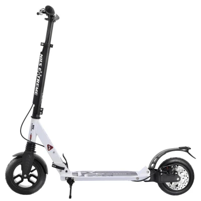 Nils Extreme HM208T bílá odpružená koloběžka s ruční brzdou