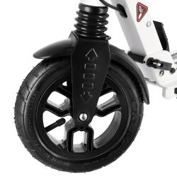 Nils Extreme HM208T bílá odpružená koloběžka s ruční brzdou