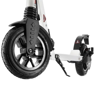 Nils Extreme HM208T bílá odpružená koloběžka s ruční brzdou