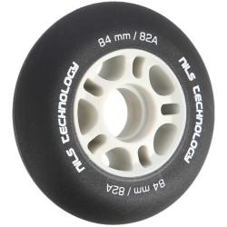 Nils Matná kolečka Extreme PU 84x24 82A s ložisky ABEC 9, černá, 4 ks