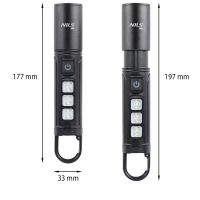 NILS CAMP Multifunkční LED svítilna NC0003 800 lm