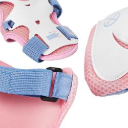 Nils NA0189 bílá sada kolečkových bruslí a chráničů POUZE L(39-42) (VÝPRODEJ)