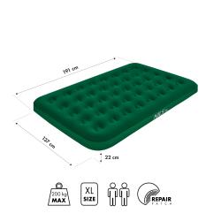 Nils Nafukovací matrace Camp NC2802 zelená 191x137x22 cm