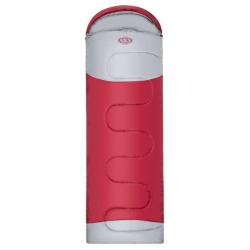 Nils NC2008 bordó/šedý prodloužený spací pytel (VÝPRODEJ)