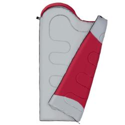 Nils NC2008 bordó/šedý prodloužený spací pytel (VÝPRODEJ)