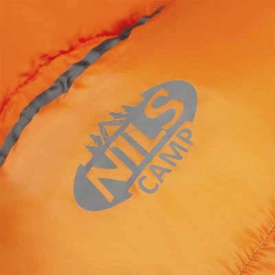 Nils NC2008 šedý/oranžový prodloužený spací pytel (VÝPRODEJ)