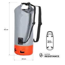 Nils Nepremokavý vak Camp NC17108 25L sivý