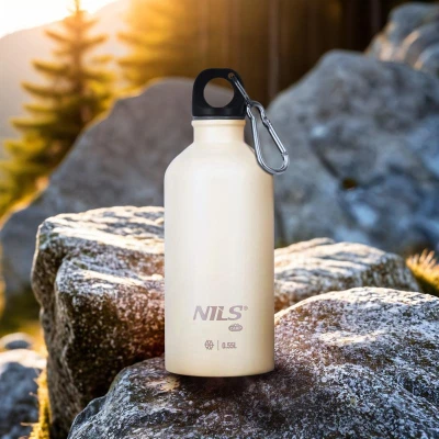 Nils Nerezová turistická láhev Camp NC3801 béžová 500 ml