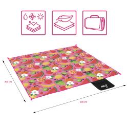 Nils Pikniková deka Camp NC2223 Fruits