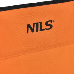 NILS Plážové křeslo NC3035 oranžovo-černé