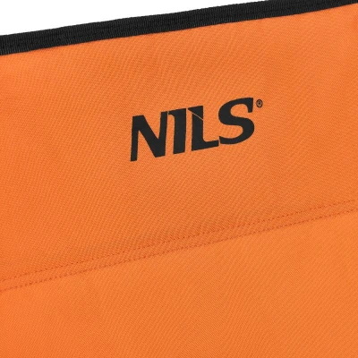 NILS Plážové křeslo NC3035 oranžovo-černé