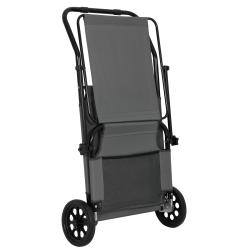 Nils Plážové lehátko se stínítkem Camp NC3307 šedé