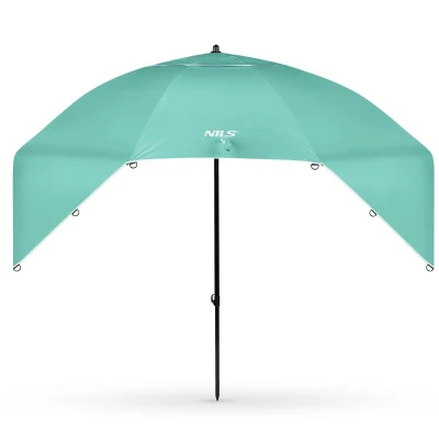 Nils Plážový slunečník / paraván Camp NC17114 240 cm zelený