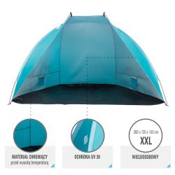 NILS Plážový stan NC8030 modrý