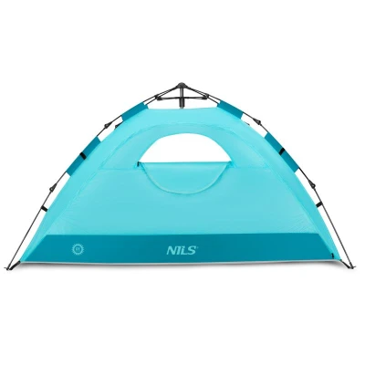 NILS Pop-up plážový stan NC4802 modrý