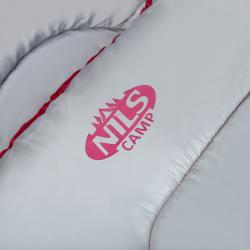 Nils NC2008 bordó/šedý prodloužený spací pytel