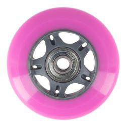 NILS PU kolečka s ložisky 72x24mm ABEC 7 růžové