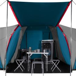 Nils NC6031 Highland modrý/světle šedý rodinný stan