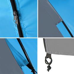 Nils NC6431 Highland IV modrý/šedý rodinný stan