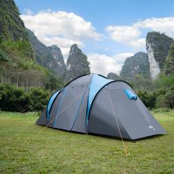 Nils NC6431 Highland IV modrý/šedý rodinný stan