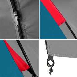 Nils NC6431 Highland IV modrý/světle šedý rodinný stan