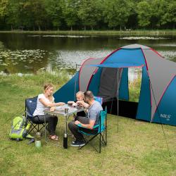 Nils NC6431 Highland IV modrý/světle šedý rodinný stan