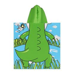 Nils Ručník - pončo z mikrovlákna aqua NAR20 Crocodile