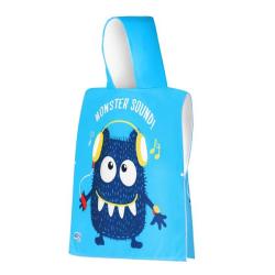 Nils Uterák - pončo z mikrovlákna aqua NAR20 Monster