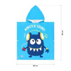 Nils Ručník - pončo z mikrovlákna aqua NAR20 Monster