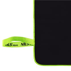 Nils Ručník z mikrovlákna aqua NAR11 černý/zelený