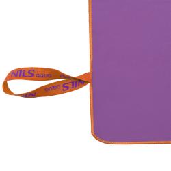 Nils Ručník z mikrovlákna aqua NAR12 fialový/oranžový