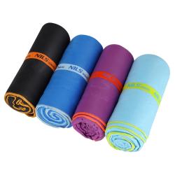 Nils Ručník z mikrovlákna aqua NAR12 modrý/světle modrý