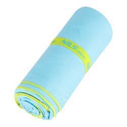 Nils Uterák z mikrovlákna aqua NAR12 svetlomodrý/zelený