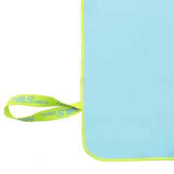 Nils Uterák z mikrovlákna aqua NAR12 svetlomodrý/zelený