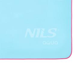 NILS Aqua Ručník z mikrovlákna NAR13 světle modrý/růžový