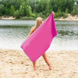 Nils Ručník z mikrovlákna Camp NCR11 růžový/modrý