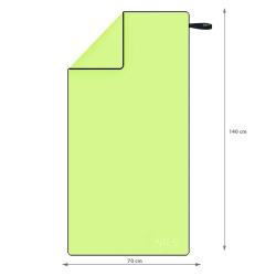 Nils Ručník z mikrovlákna Camp NCR11 zelená/černá