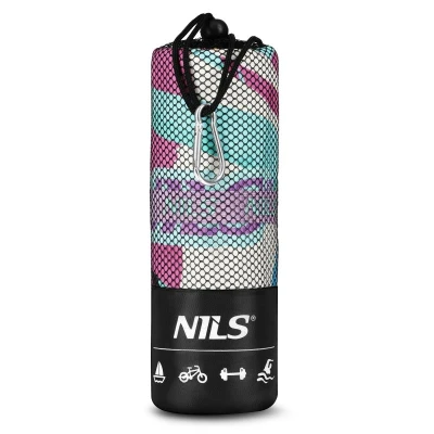NILS CAMP Ručník z mikrovlákna NCR14 flora