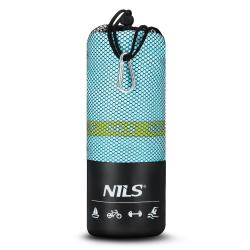 NILS Ručník z mikrovlákna NCR12 modrá/zelená