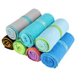 NILS Ručník z mikrovlákna NCR12 modrá/zelená