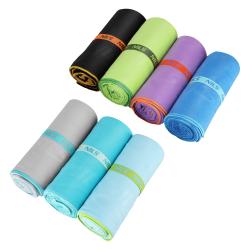 NILS CAMP Ručník z mikrovlákna NCR12 zelený